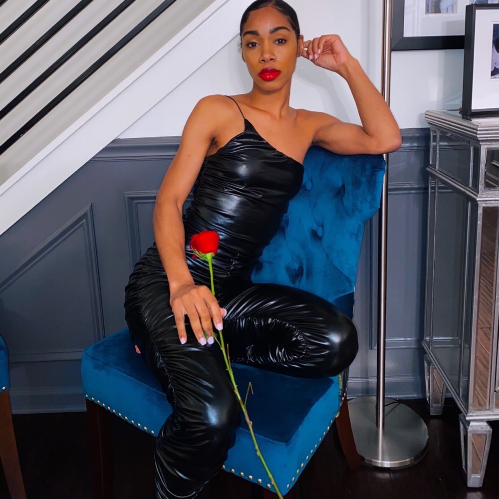 TIGER MIST ruched jumpsuit